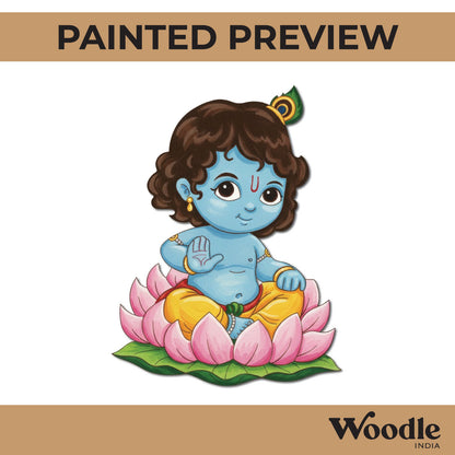 Krishna Ji Pre Marked MDF Design 22