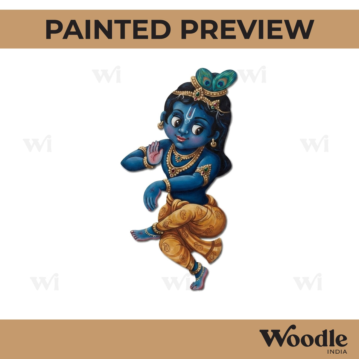 Krishna Ji Pre Marked MDF Design 25