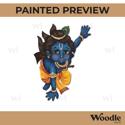 Krishna Ji Pre Marked MDF Design 26