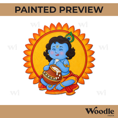 Krishna Ji Pre Marked MDF Design 30