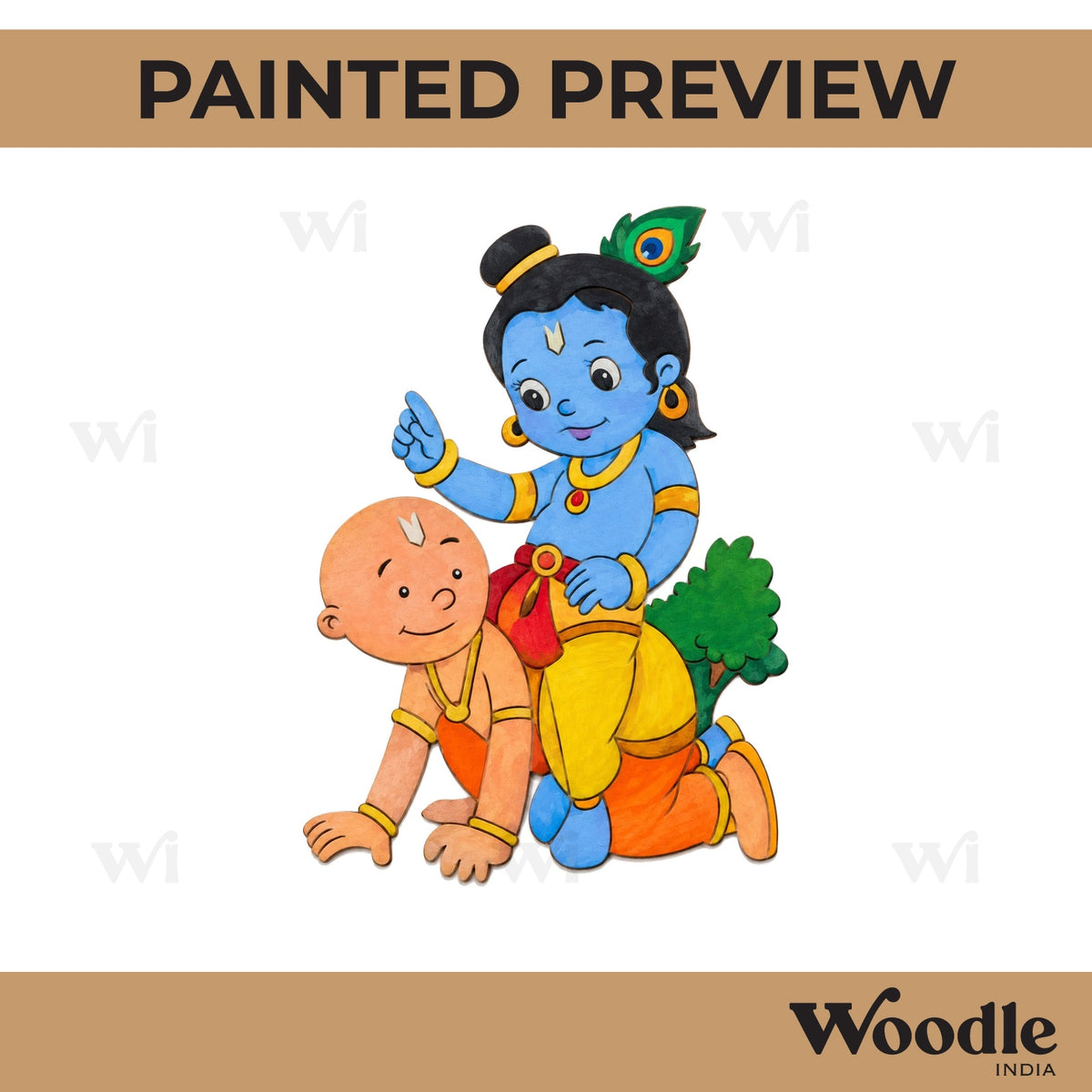 Krishna Ji Pre Marked MDF Design 31