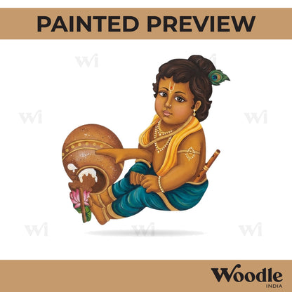 Krishna Ji Pre Marked MDF Design 34