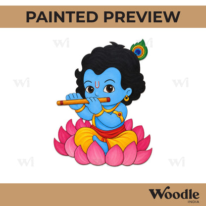 Krishna Ji Pre Marked MDF Design 35