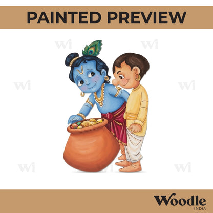 Krishna Ji Pre Marked MDF Design 36