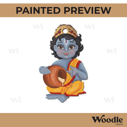Krishna Ji Pre Marked MDF Design 40