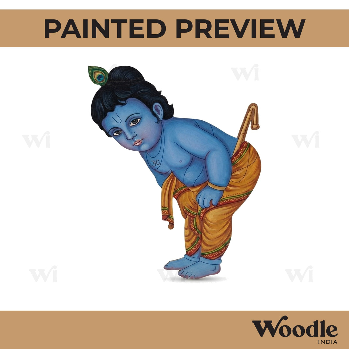 Krishna Ji Pre Marked MDF Design 41
