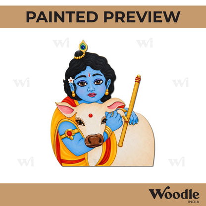 Krishna Ji Pre Marked MDF Design 45