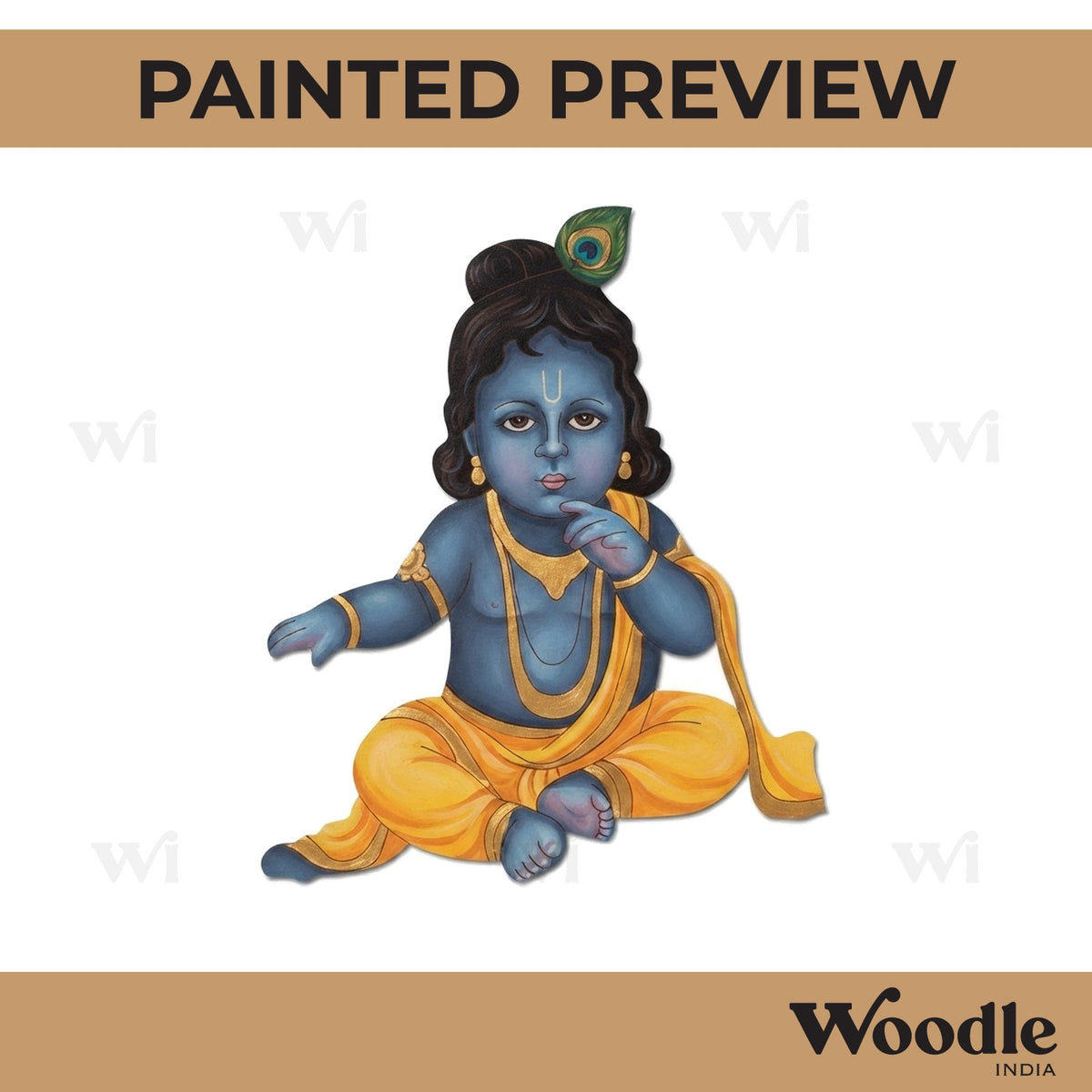 Krishna Ji Pre Marked MDF Design 47