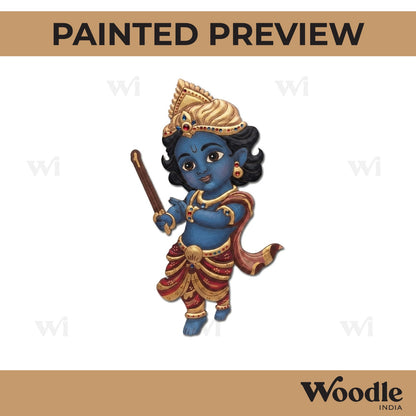 Krishna Ji Pre Marked MDF Design 48