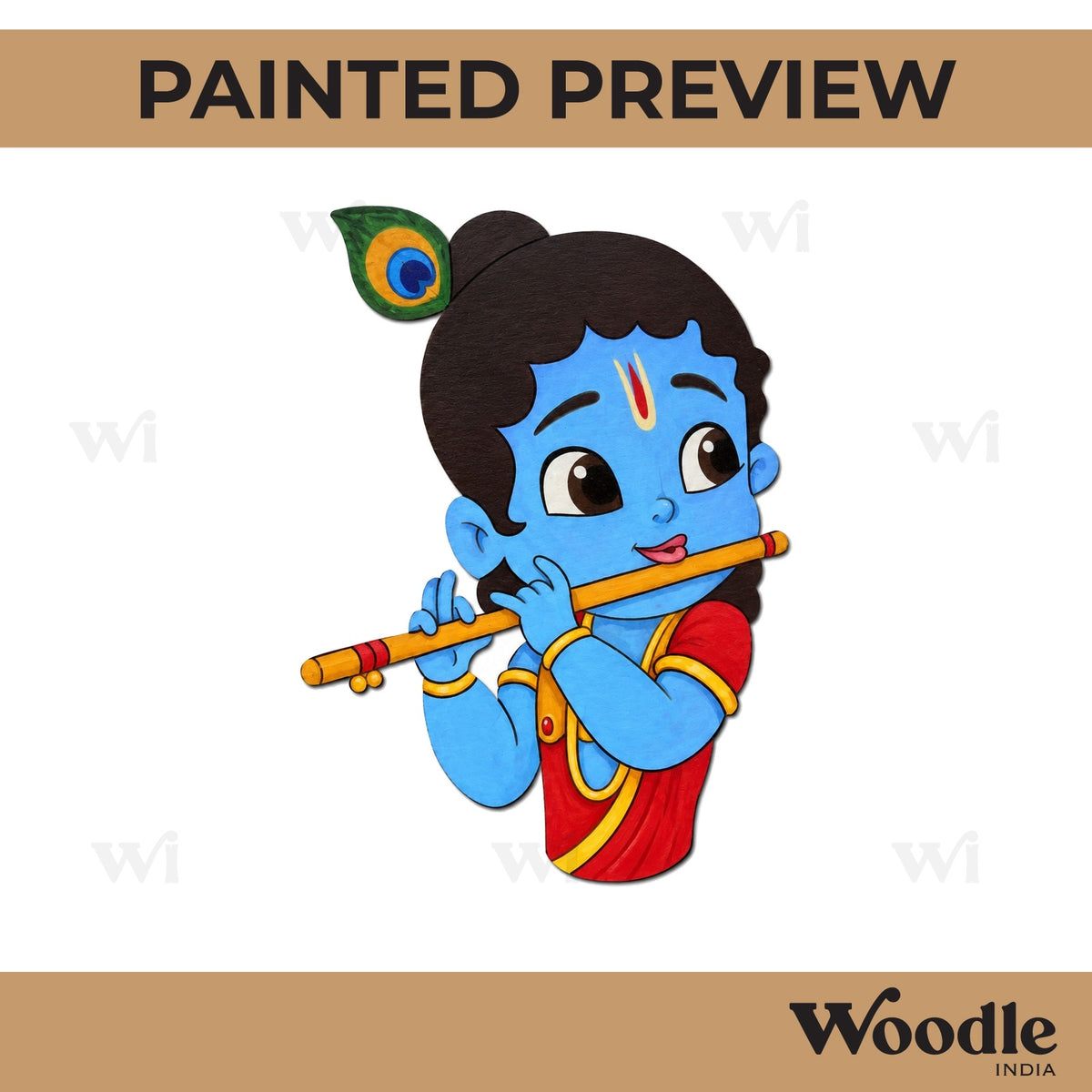 Krishna Ji Pre Marked MDF Design 49