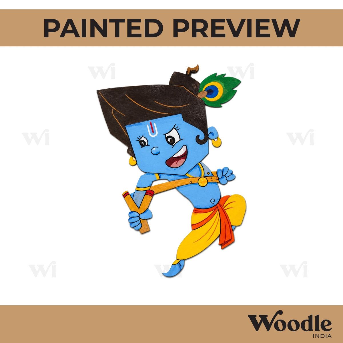 Krishna Ji Pre Marked MDF Design 54