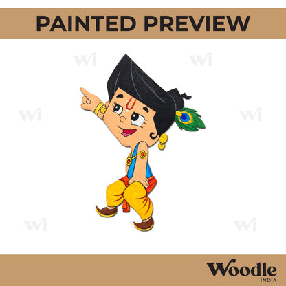Krishna Ji Pre Marked MDF Design 55