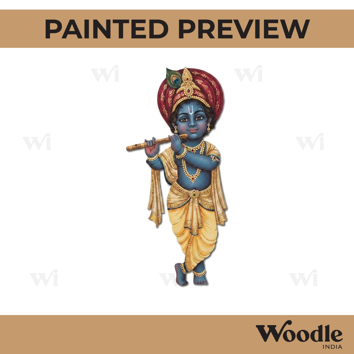 Krishna Ji Pre Marked MDF Design 56