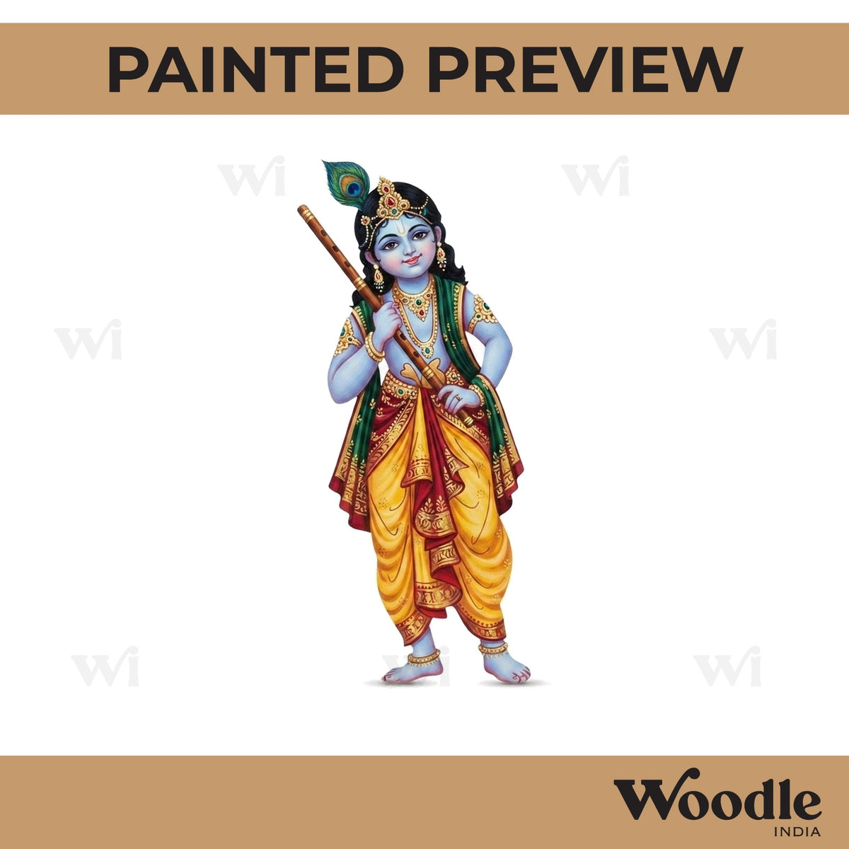 Krishna Ji Pre Marked MDF Design 57