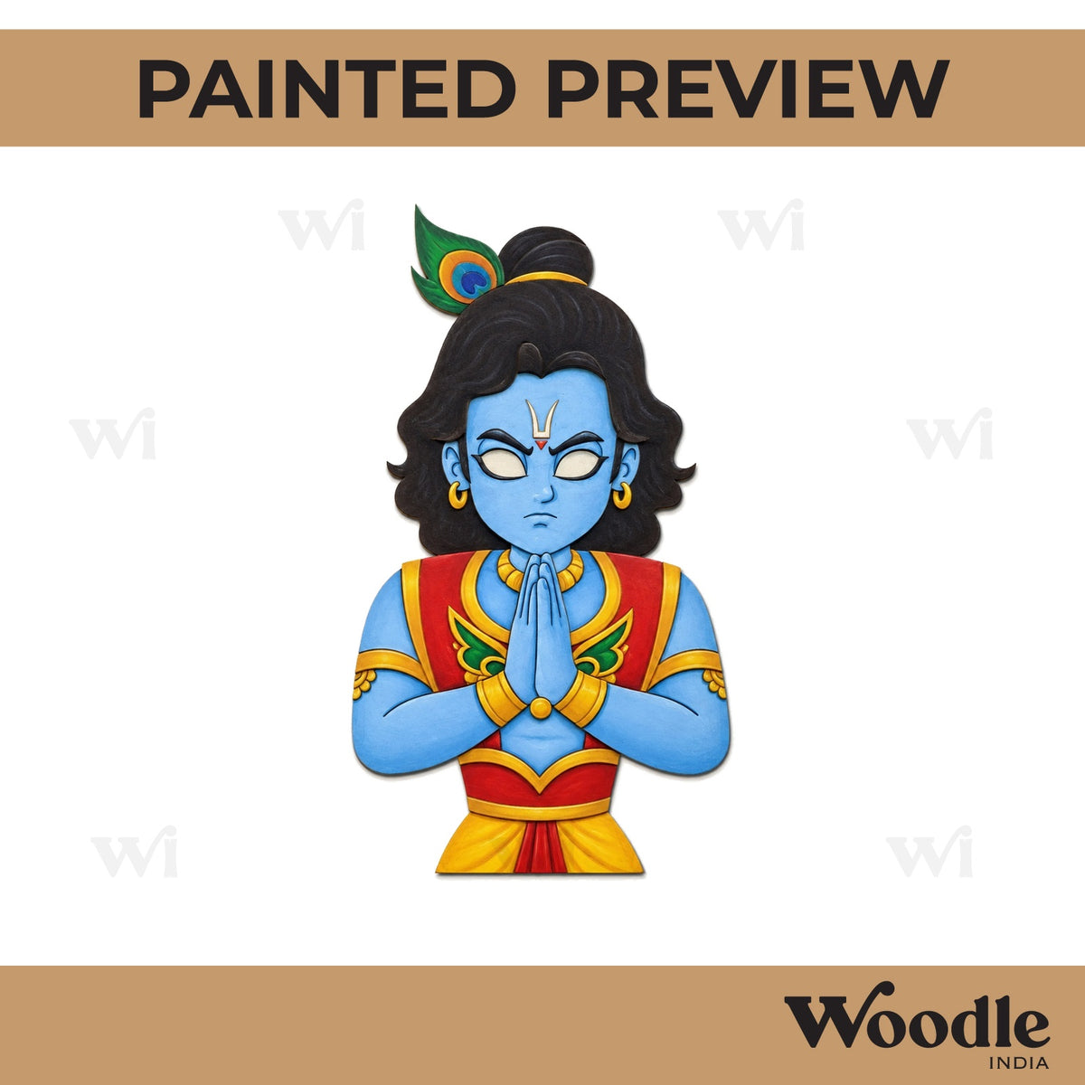 Krishna Ji Pre Marked MDF Design 59