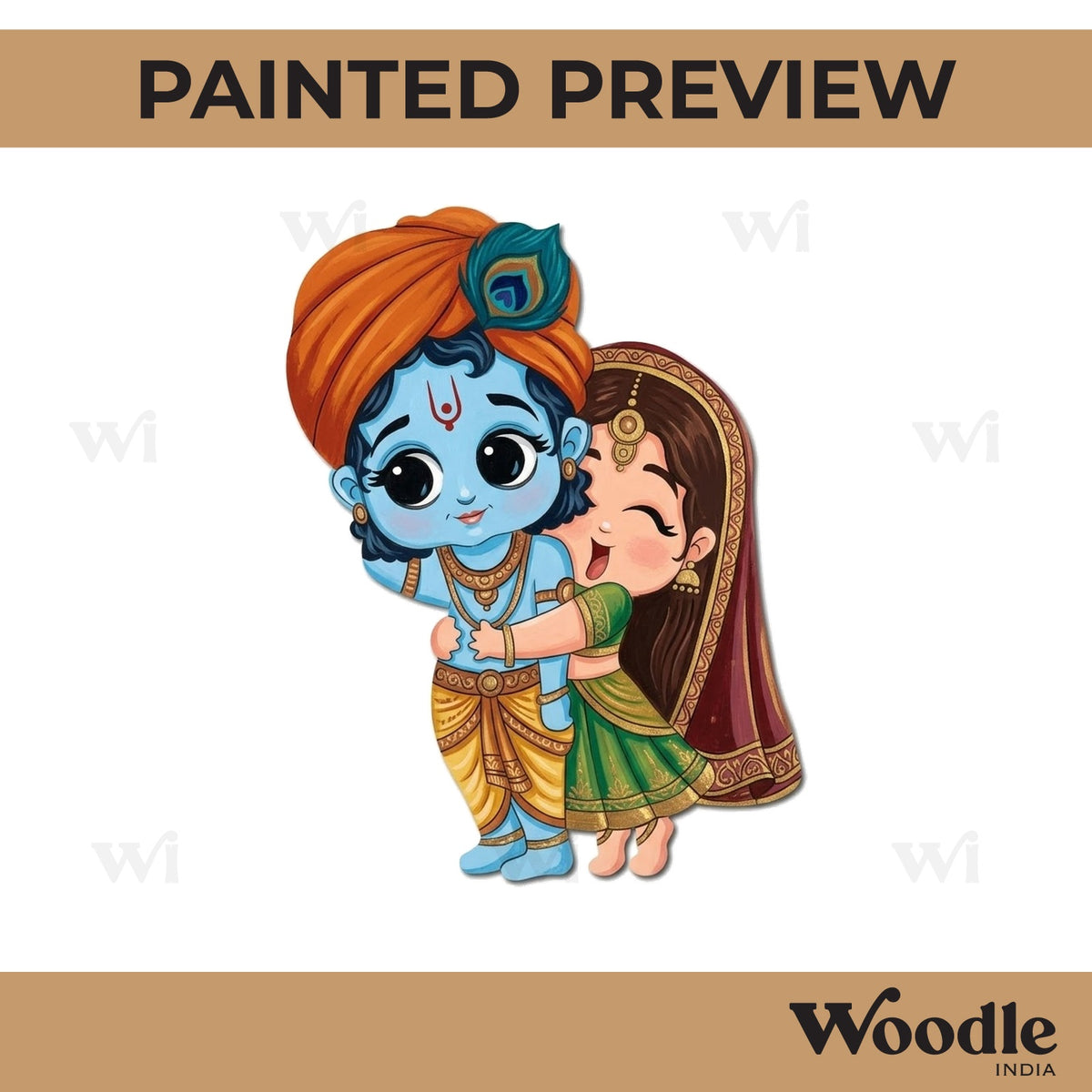 Krishna Ji Pre Marked MDF Design 6