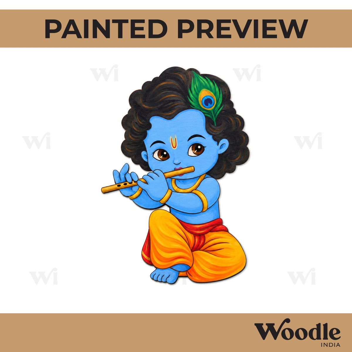 Krishna Ji Pre Marked MDF Design 63