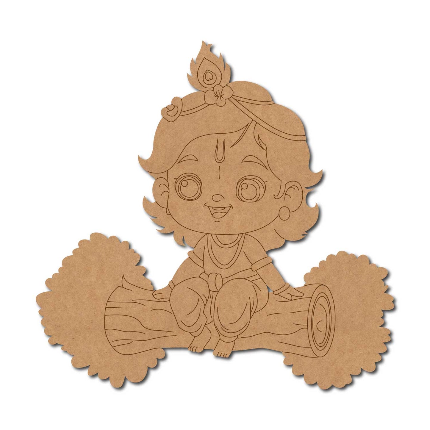 Krishna Ji Pre Marked MDF Design 64