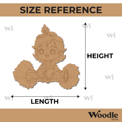 Krishna Ji Pre Marked MDF Design 64