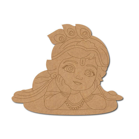 Krishna Ji Pre Marked MDF Design 65