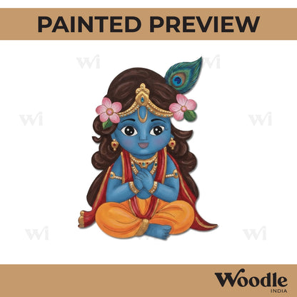 Krishna Ji Pre Marked MDF Design 69