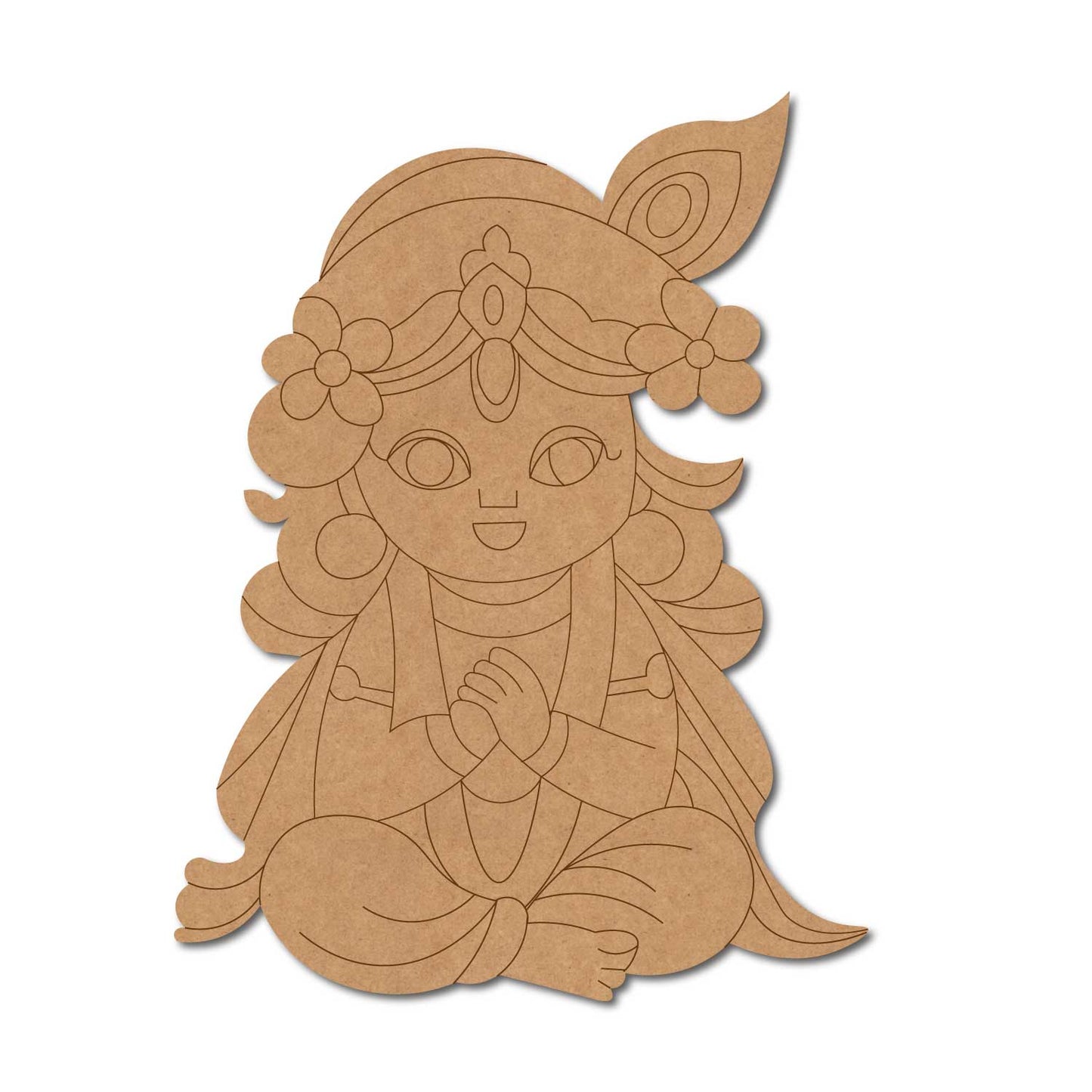 Krishna Ji Pre Marked MDF Design 69
