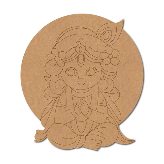 Krishna Ji Pre Marked MDF Design 70