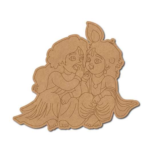 Krishna Radha Pre Marked MDF Design 1