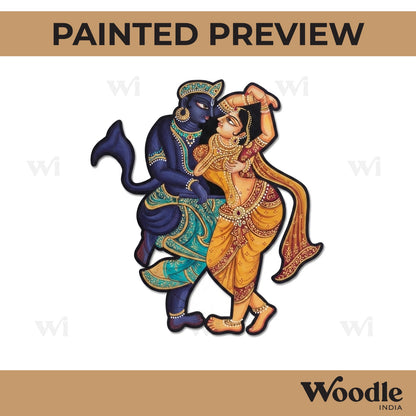 Krishna Radha Pre Marked MDF Design 3