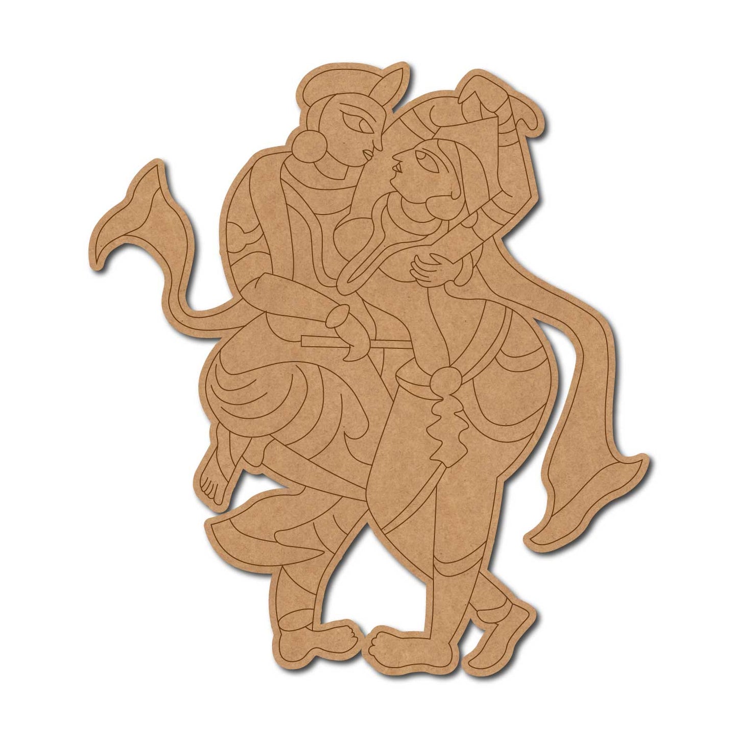 Krishna Radha Pre Marked MDF Design 3