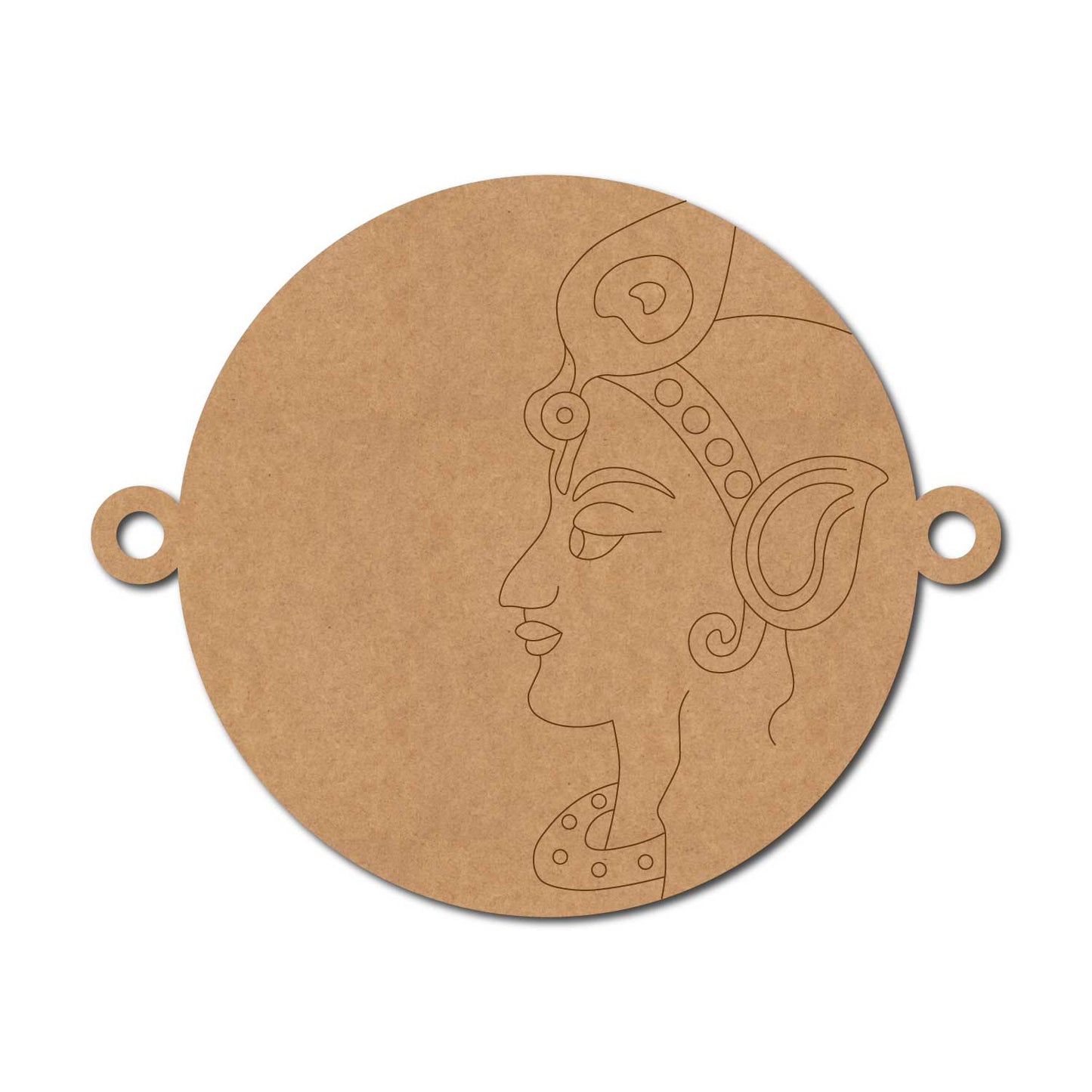 Krishna Rakhi Pre Marked MDF Design 1