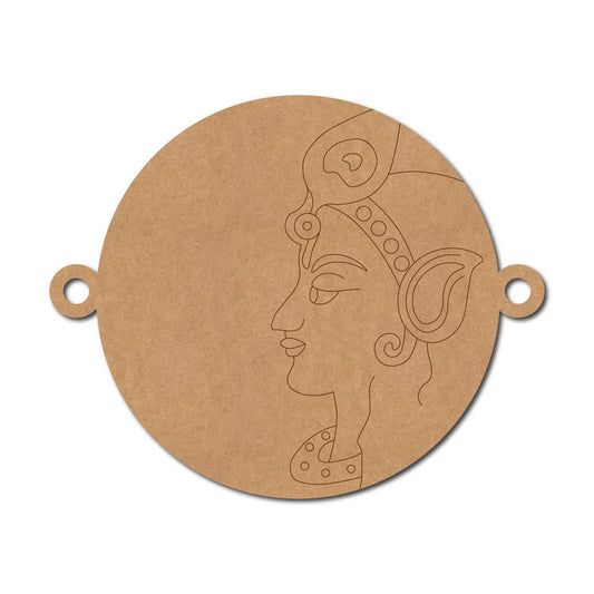Krishna Rakhi Pre Marked MDF Design 1