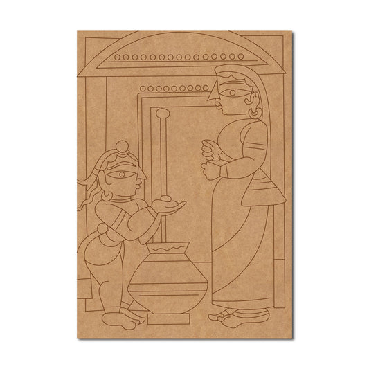 Krishna Sudama Pre Marked Base MDF Design 1