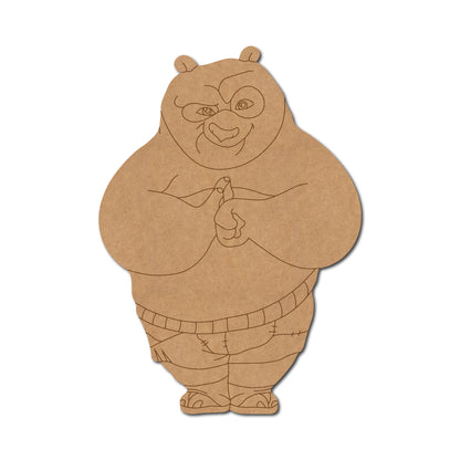 Kung Fu Panda Pre Marked MDF Design 3