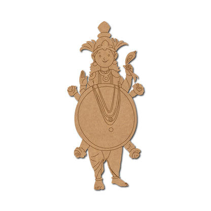 Kurma Avatar Of Lord Vishnu Pre Marked MDF Design 1