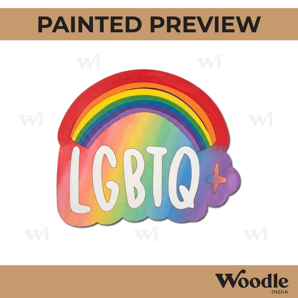 LGBTQ+ Pre Marked Base MDF Design 2