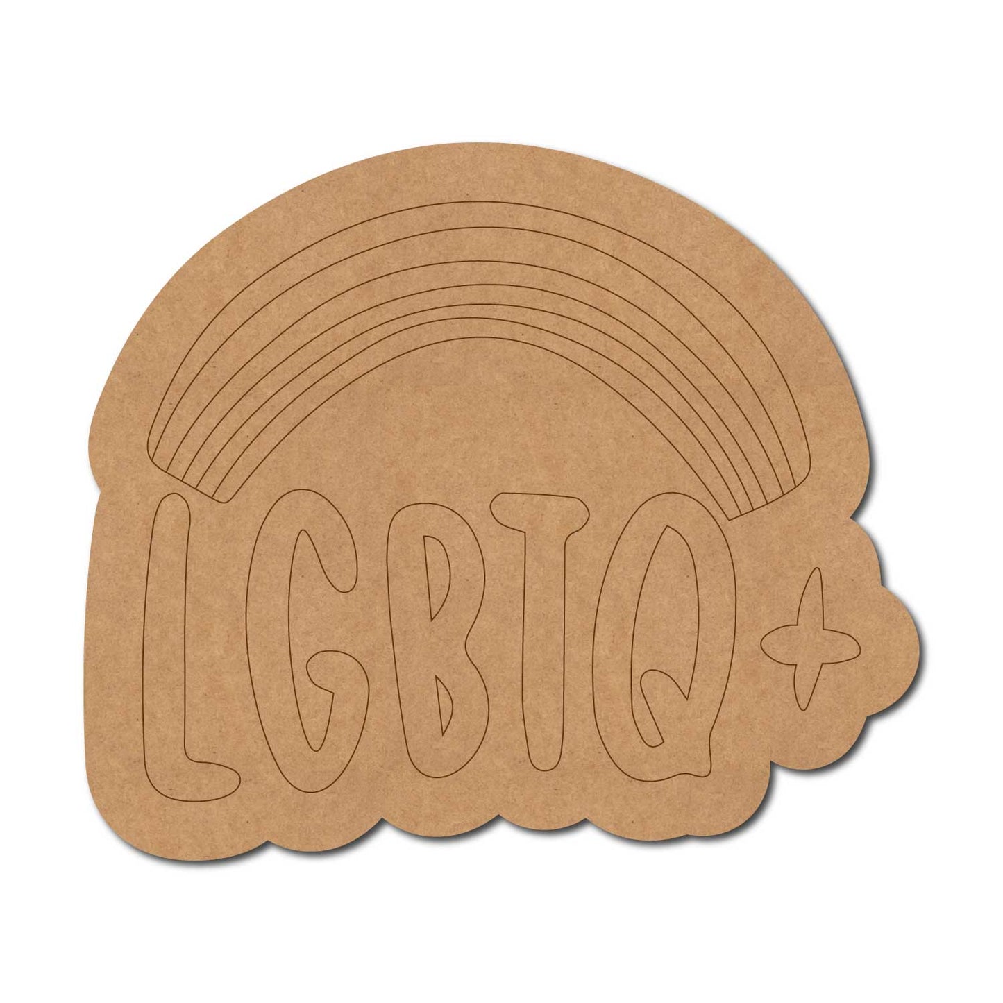 LGBTQ+ Pre Marked Base MDF Design 2
