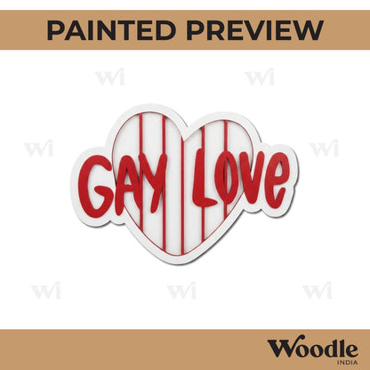 LGBTQ+ Pre Marked Base MDF Design 3