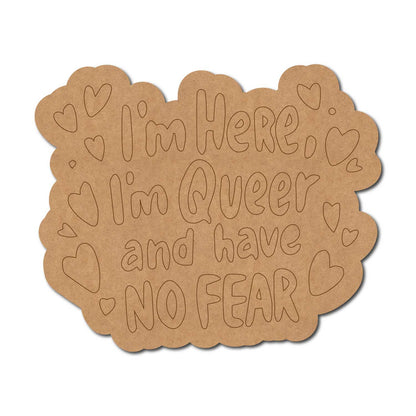 LGBTQ+ Pre Marked Base MDF Design 4