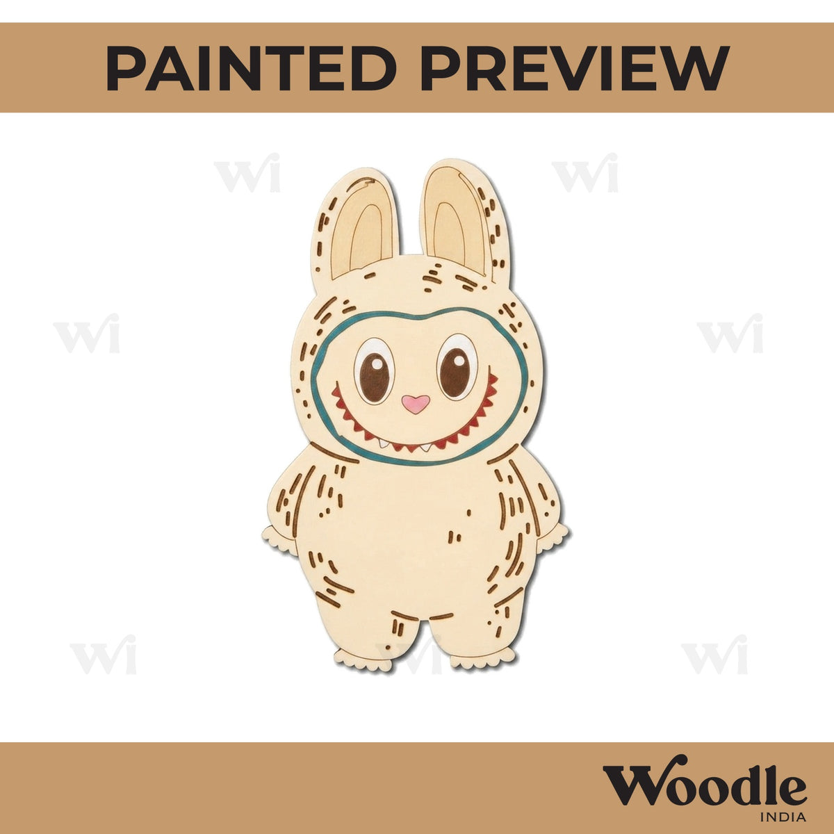 Labubu Pre Marked MDF Design 1