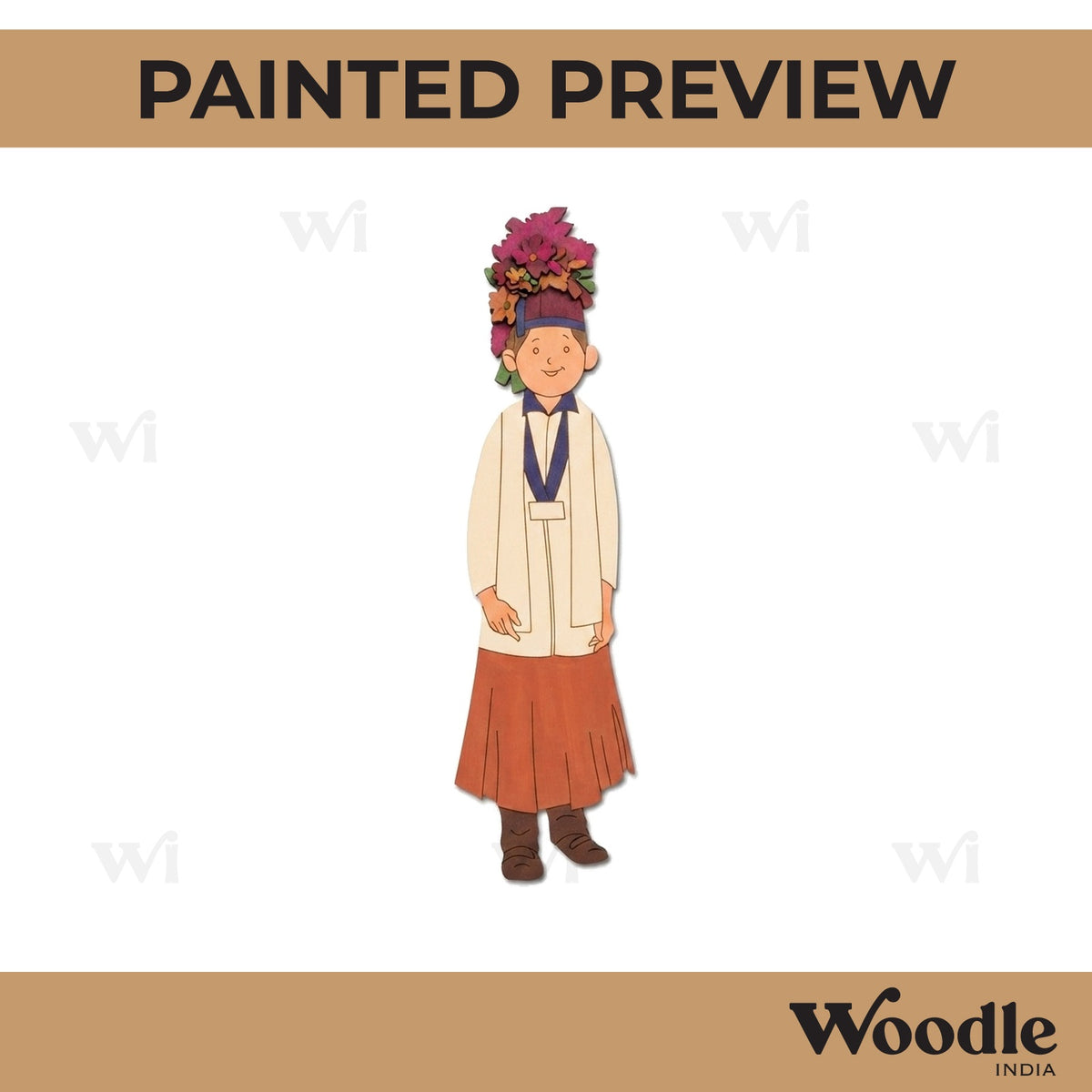 Ladakh Man Pre Marked MDF Design 2
