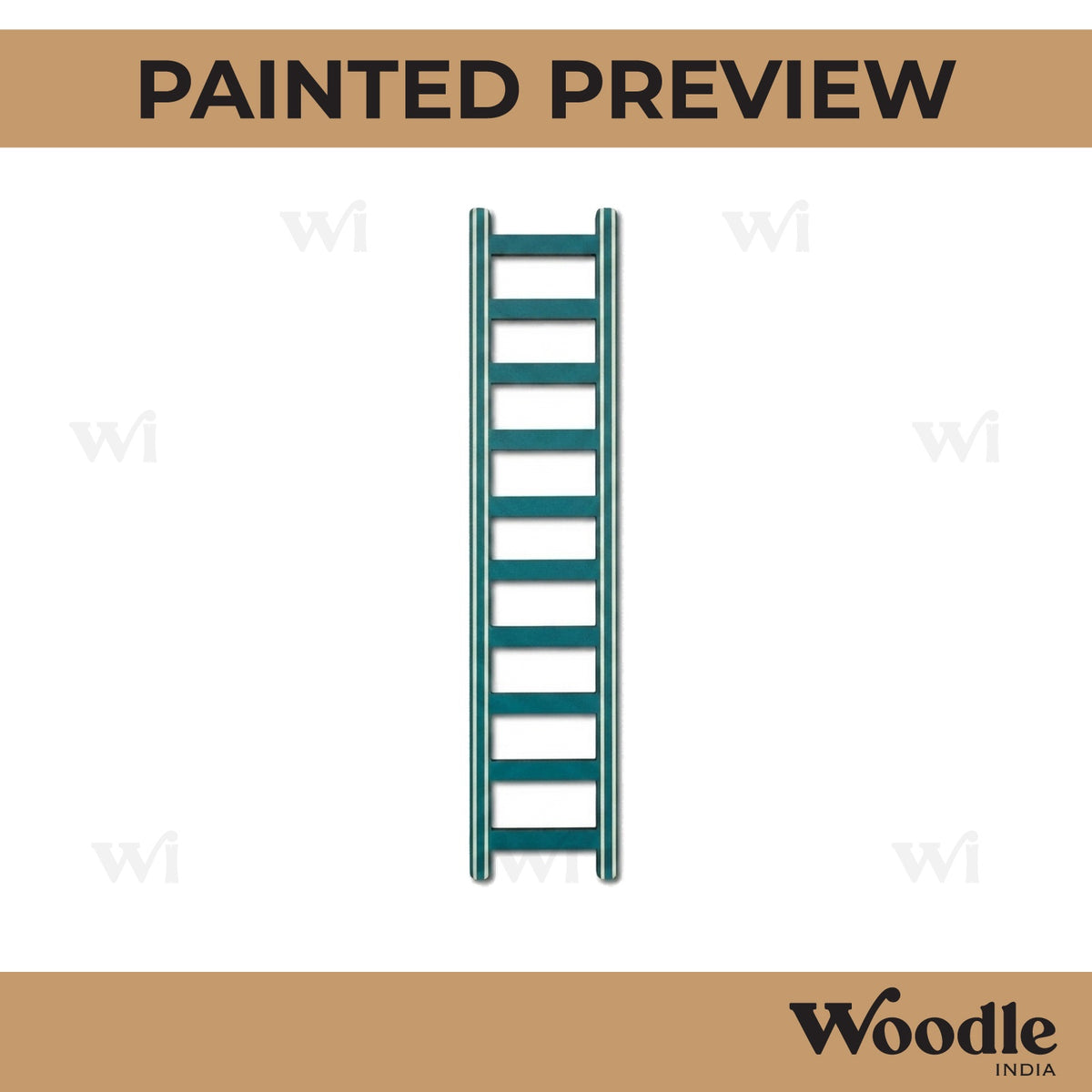 Ladder Stairs Cutout MDF Design 1