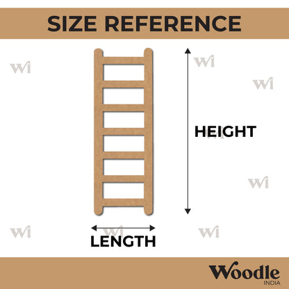 Ladder Stairs Cutout MDF Design 2