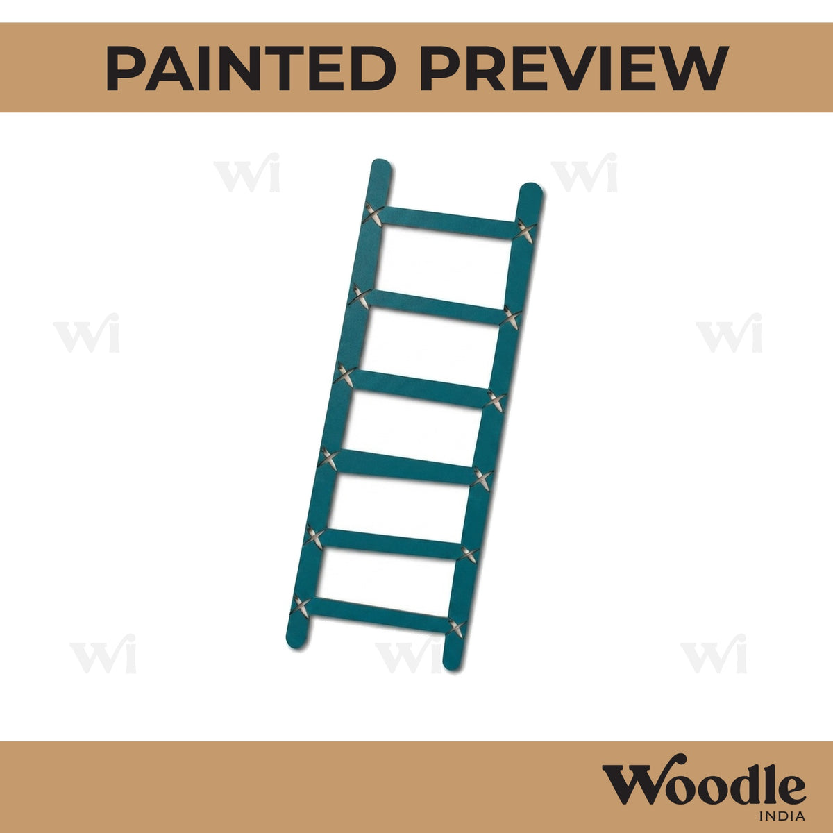Ladder Stairs Pre Marked MDF Design 1