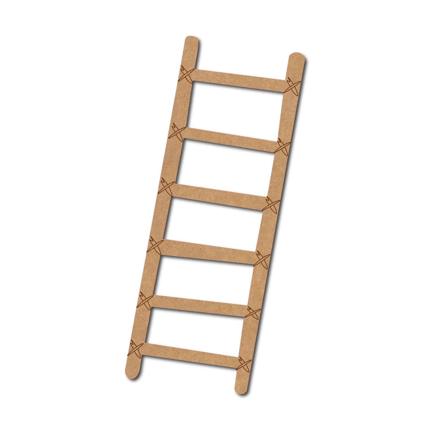 Ladder Stairs Pre Marked MDF Design 1
