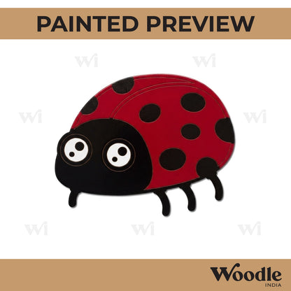 Ladybug Pre Marked MDF Design 1