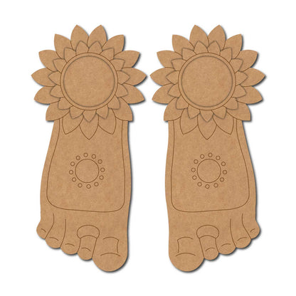 Lakshmi Charan Diya Tealight Holder Set Pre Marked MDF Design 1