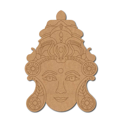 Lakshmi Ji Face Pre Marked MDF Design 1