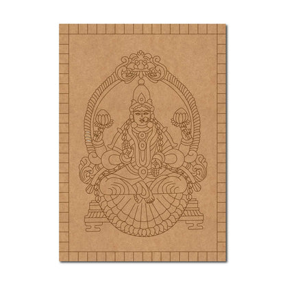Lakshmi Ji Pre Marked Base MDF Design 1
