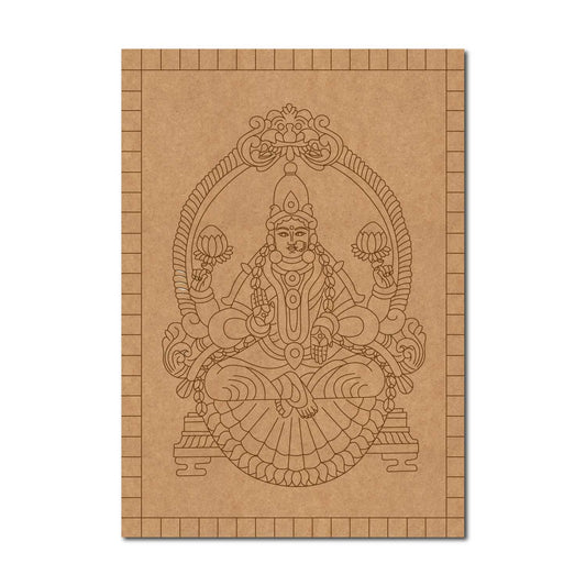Lakshmi Ji Pre Marked Base MDF Design 1